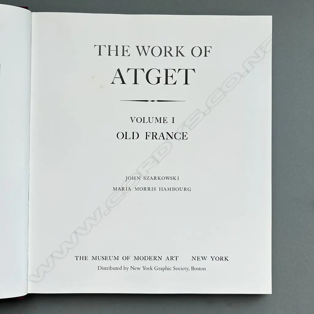 THE WORK OF ATGET: OLD FRANCE, THE ANCIEN REGIME, MODERN TIMES - 3 VOLS Image 1++